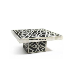 Support à gâteau en bois de forme ronde à deux pneus de qualité supérieure fait à la main au restaurant classique vente en gros support à gâteau en bois de créateur - Product Image 6