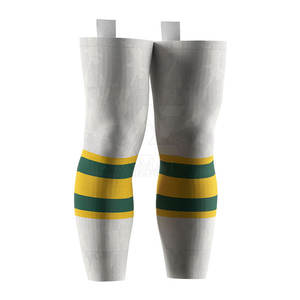 Chaussettes de hockey sur glace pour hommes de qualité supérieure 2025, sublimées, taille personnalisée, toucher doux, prix d'usine - Product Image 5