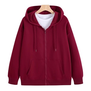 Sweat à capuche épais 100 % coton pour homme, 500 g/m², coupe oversize, motif uni, prêt pour l'hiver, personnalisable - Product Image 6