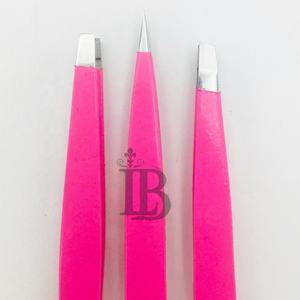 แหนบดึงขนคิ้วสีชมพูยอดนิยม ชุดแหนบดึงขนคิ้ว ราคาขายส่ง ปลายแหลม ใช้งานง่าย รับทำโลโก้ตามสั่ง - Product Image 4