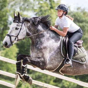 Ensemble de tapis de selle de cheval personnalisable outil de soin équin confortable avec doublure en tissu fournitures d'équitation équestre - Product Image 5