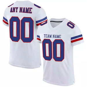 Maillot de football américain personnalisé en sublimation respirant et anti-humidité, logo personnalisé, unisexe, adulte, t-shirt d'entraînement - Vente en gros - Product Image 4
