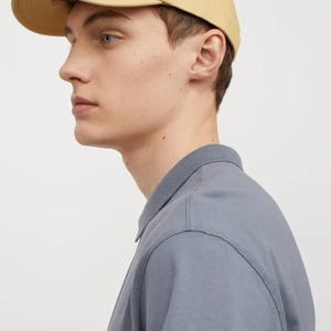 Polo à manches courtes pour hommes, couleur contrastée, vêtements de ville décontractés et à la mode, 2019 - Product Image 3