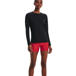 Vêtements de sport de haute qualité femmes rouge Spandex taille basse Compression Shorts femmes Shorts de course à vendre en vrac - Product Image 3