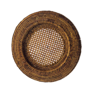 Assiettes de chargeur en rotin ensemble d'assiettes décoratives modernes pour la décoration de table centres de table de mariage et décoration à un prix raisonnable - Product Image 1