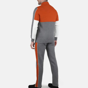 Haut de gamme hommes hiver survêtement Logo personnalisé confortable séchage rapide Slim Fit Sportswear XL taille polaire tissu en gros - Product Image 4