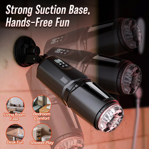 Masturbador Masculino con Control por Aplicación, 7 Modos <span class=keywords><strong>de</strong></span> Empuje, Rotación y Lamido, Entrenador <span class=keywords><strong>de</strong></span> Pene, Vagina <span class=keywords><strong>de</strong></span> Bolsillo, Vibrador para <span class=keywords><strong>Sexo</strong></span> Oral, Juguete Sexual para Hombre - Product Image 5