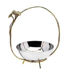 Cuenco de metal de diseño de tendencia superior Diseño elegante y forma única Cuenco personalizado Cuenco decorativo Vajilla Artículo. - Product Image 4