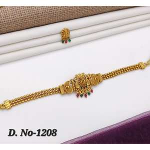 Ensemble de collier de mariée pour femmes, best-seller, avec bijoux légers et confortables pour les longues cérémonies de mariage, disponible en gros - Product Image 6