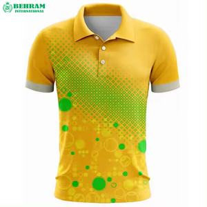 Polo de Verano Ligero para Hombre, con Logotipo Personalizado, Cuello Alto, Deportivo, Transpirable, de Algodón, Manga Corta, Corte Regular - Product Image 2