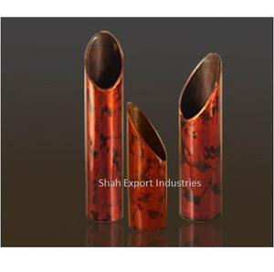 Florero de metal martillado Color rojo para el hogar y el hotel Mesa decorativa Mejor forma Jarrones de piso de metal Artesanías - Product Image 5