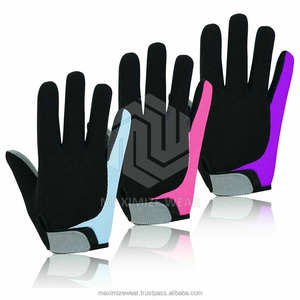 Gran oferta de guantes de ciclismo antideslizantes acolchados con dedos completos para mujer, impermeables, transpirables, colores y tamaños personalizables - Product Image 1