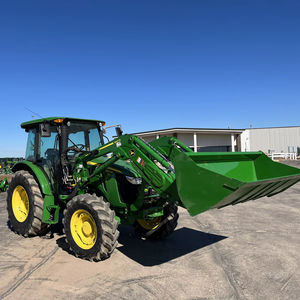 Tractor de Ruedas John Deere 5100M Usado en Buen Estado con Cargador Frontal 6130R 4x4 45HP para Motor y Caja de Cambios en Stock - Product Image 1