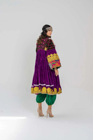 Salwar Kameez traditionnel afghan Kuchi en soie Georgette brodée de haute qualité pour femmes, design original OEM, dentelle, meilleur prix