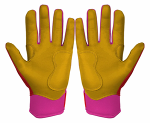Gants de frappe de baseball avec une adhérence et un confort améliorés, gants de frappe en cuir respirant pour de meilleurs swings, fabriqués par Adiha Impex - Product Image 2