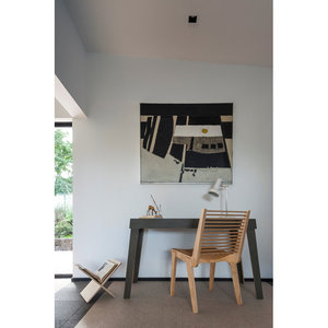 Natural Birch Rectangular <b>Computer</b> Desk with Hinged-Door <b>Storage</b> and Charging Cable 1-Year Warranty - Product Image 2