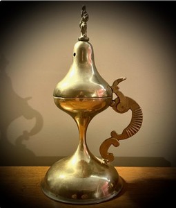 Décor religieux en laiton encensoir brûleur d'encens avec croix et poignée Vintage église autel brûleur en laiton pour la prière culte décoration - Product Image 2