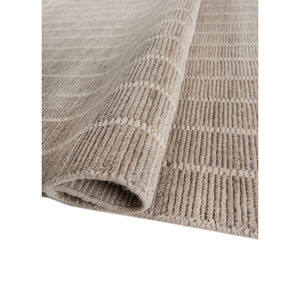 Tapis en laine tissé à la main bleu contour, classique, rayé, rectangulaire, pour la décoration de la maison, du salon, HWL-444, nouveau style - Product Image 2