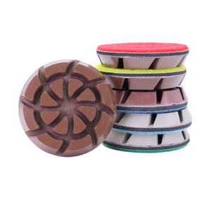 Disques abrasifs PanGu 3 pouces à base de résine diamantée pour polissage à sec, sans eau, compatibles avec les meuleuses de sol - Product Image 1