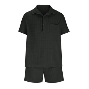 Men's Casual Clothing 2-Piece Set Unique Color Short Sleeve <b>T</b>-<b>Shirt</b> and Solid Shorts New Brand Track <b>Suit</b> - Product Image 6