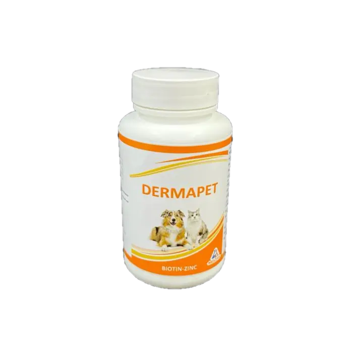 Label pribadi produk OEM Tablet dermpet adalah aditif umpan yang mengandung Biotin seng sulfat Magnesium Streate untuk kucing anjing