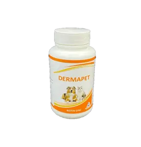 Private Label Oem Product Dermapet Tablet Is Een Toevoegingsmiddel Voor Diervoeding Dat Biotine Zinksulfaat Magnesiumstreaat Voor Kattenhonden Bevat