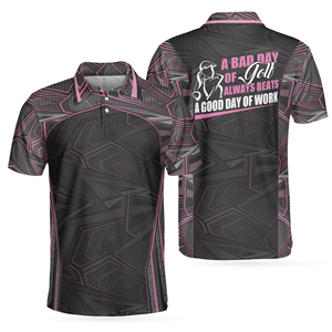 Polos personalizados de calidad superior Polo de golf Polo 100% poliéster manga corta Polo de golf de secado rápido para hombre - Product Image 1