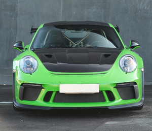 Kit carrosserie en fibre de carbone véritable de haute qualité pour Porsche 911 <span class=keywords><strong>991</strong></span> <span class=keywords><strong>GT3</strong></span> <span class=keywords><strong>RS</strong></span>, style OEM, pièces aérodynamiques, lèvre avant, diffuseur arrière, jupes latérales - Product Image 3