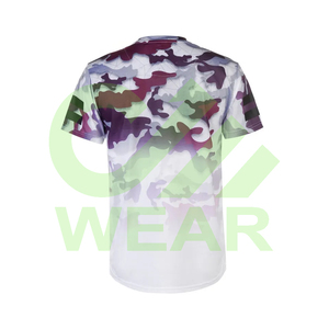 T-shirt en polyester imprimé pour hommes, vêtement de qualité supérieure, taille sur mesure, prix raisonnable, été 2023 - Product Image 3