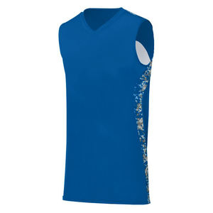 Ensemble de robe d'uniforme de basket-ball d'équipe personnalisé pour hommes débardeur court respirant short de motard motif à carreaux de grande taille 180g tissu tout - Product Image 1