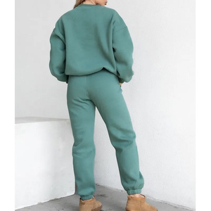 Haute qualité unisexe XL survêtement de course 440 Gsm coton femmes français éponge brodé Logo pull pour l'hiver décontracté élégant - Product Image 3