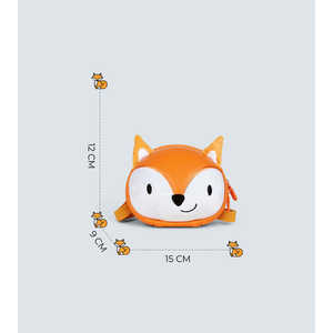 Bolso de Hombro Infantil con Diseño de Zorro, Ligero e Impermeable, Diseño 3D de Peluche, Bolso Chic Tykle - Product Image 4