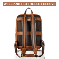 Sac à dos en cuir véritable, nouveau design, très tendance, imperméable, avec fermeture éclair, poche pour stylo et crayon, séchage rapide