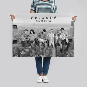 Póster moderno de Friends: Almuerzo en un rascacielos, diseño en lienzo - Product Image 4