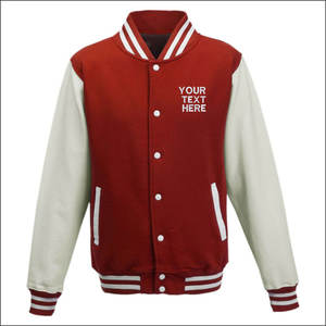 Chaqueta universitaria personalizada para hombre al por mayor, transpirable, fina, de largo, de diseño liso con cuello levantado, chaqueta en blanco estilo callejero - Product Image 3