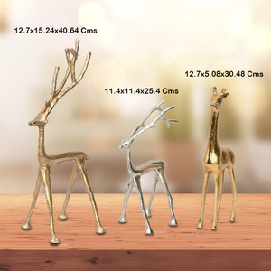 Antique Gold Deer Sculpture Table Decorations Luxury Home Metal Deer <b>Stocking</b> <b>Holder</b> Largest Manufacturing Company Christmas - Product Image 6