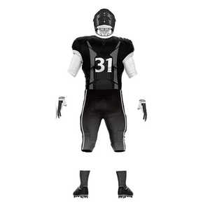 Tenues de football américain personnalisées avec logo imprimé, grandes tailles, respirantes, 100 % polyester, haute qualité, été – Vente chaude - Product Image 6