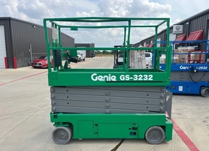 Plataforma Elevadora Móvil de Tijera Eléctrica Hidráulica Usada Genie GS1930, 6m, 1000kg de Capacidad, Azul, para Almacenes y Construcción - Product Image 4