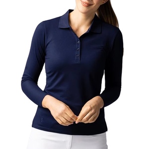 Polos de Manga Larga de Algodón de Alta Calidad para Mujer, Diseño Personalizado, Cómodos, Elegantes y Casuales con Logotipo, Polos 2026 - Product Image 3