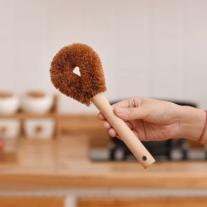 Cepillo de cerdas de coco sostenible para el hogar, cocina, baño, limpieza, cepillos de fibra de coco más vendidos - Product Image 1