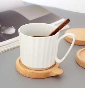 ที่รองแก้วไม้วอลนัทสีธรรมชาติที่รองจานชาไม้2025ทันสมัย - Product Image 2