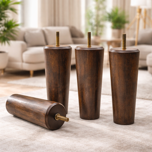Patas de Sofá de Madera Maciza, Patas de Repuesto para Muebles, Gabinetes, Mesas y Camas, Diseño Tradicional, Calidad Premium, Resistentes y Duraderas para Sala de Estar - Product Image 3