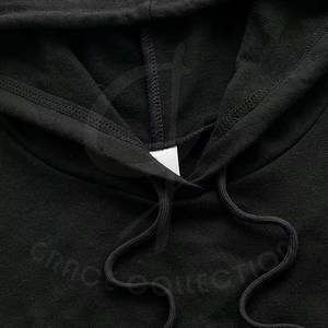 Sweats à capuche à capuche de marque privée avec tissu en coton doux et ourlet côtelé idéal pour une tenue décontractée - Product Image 6
