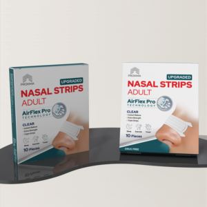 Clear Comfort Tiras nasales para adultos Cómodo suministro de atención médica Parche de respiración - Product Image 1