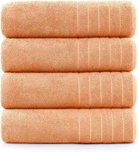 Premium Quality Luxury Super Soft Absorbent Compressed Embroidery Bath <b>Towel</b> Set 100% Linen - Product Image 1