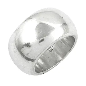Anillo de Cóctel con Cúpula de Plata 925, Joyería Minimalista Unisex para Uso Diario - Product Image 1