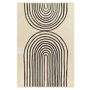 High Quality Custom Size Hand-<b>Tufted</b> Wool Flatweave <b>Rug</b> Black and White Gamer Pattern for Home Use Dining or Prayer - Product Image 1