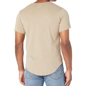 Camiseta Personalizada para Hombre, 220 g/m², 100% Algodón Peinado, Diseño Liso, Hombros Caídos, Mangas Cortas, Lisa - Product Image 6