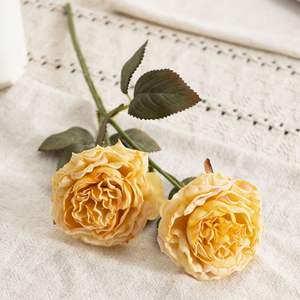 2ヘッドローストエッジオースティンローズシミュレーションフラワーシーンアレンジローズハイエンドセンスフラワーデコレーション飾り - Product Image 3