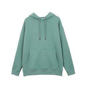 Sudadera con capucha de lona para mujer de peso pesado 330G | Insignia de transferencia de calor personalizable Deportes y ropa de calle con lentejuelas - Product Image 3